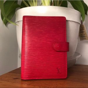 Louis Vuitton EPI Red Agenda PM